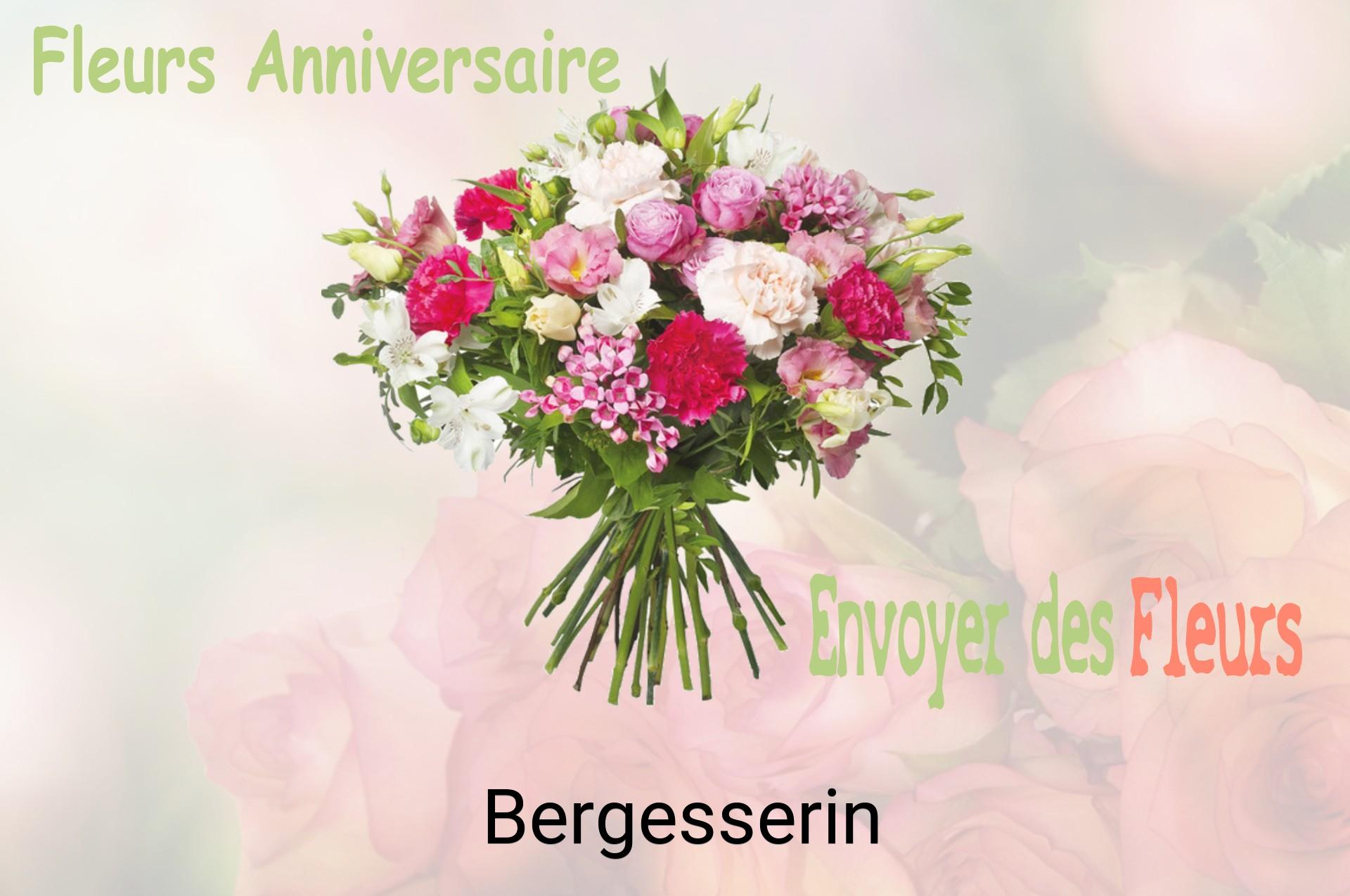 Bouquet de fleurs d’anniversaire livré à Bergesserin